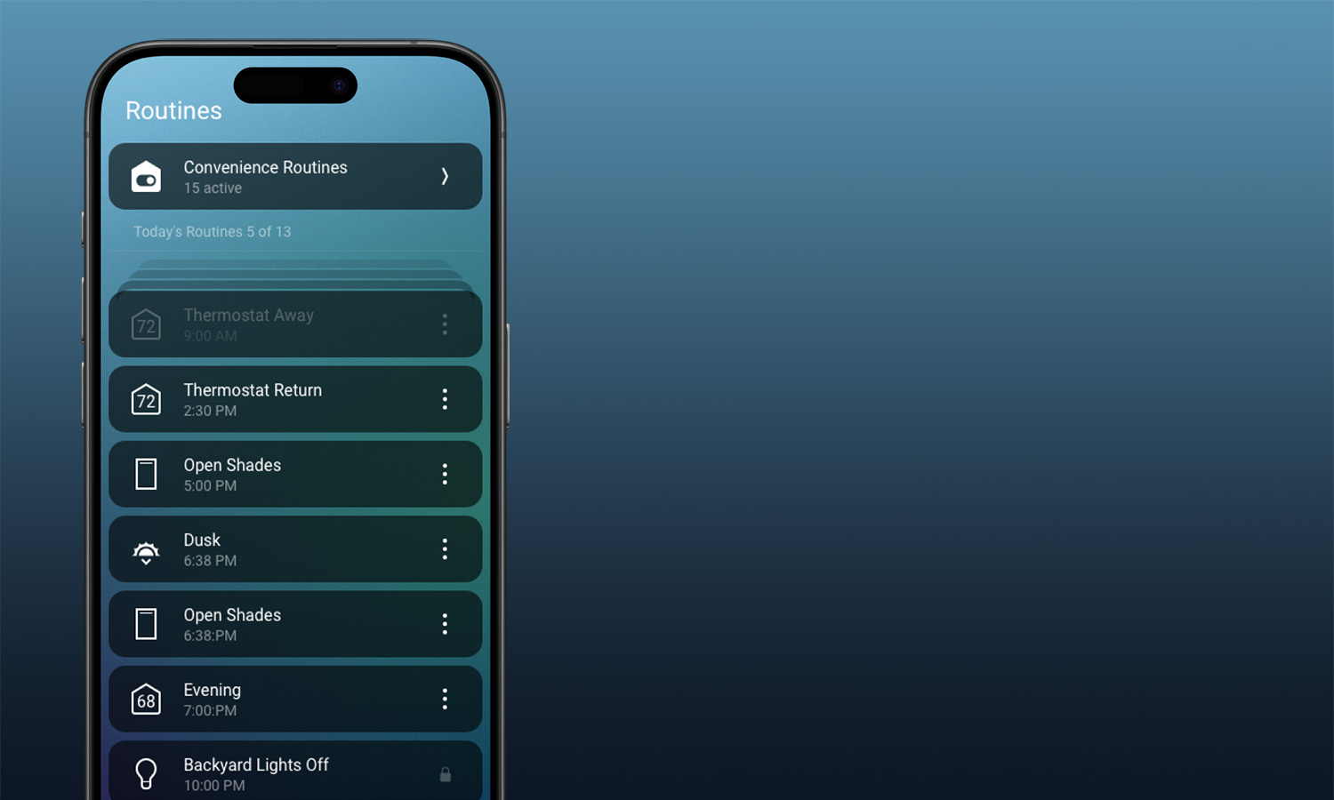 Control4, Ipad Interface
