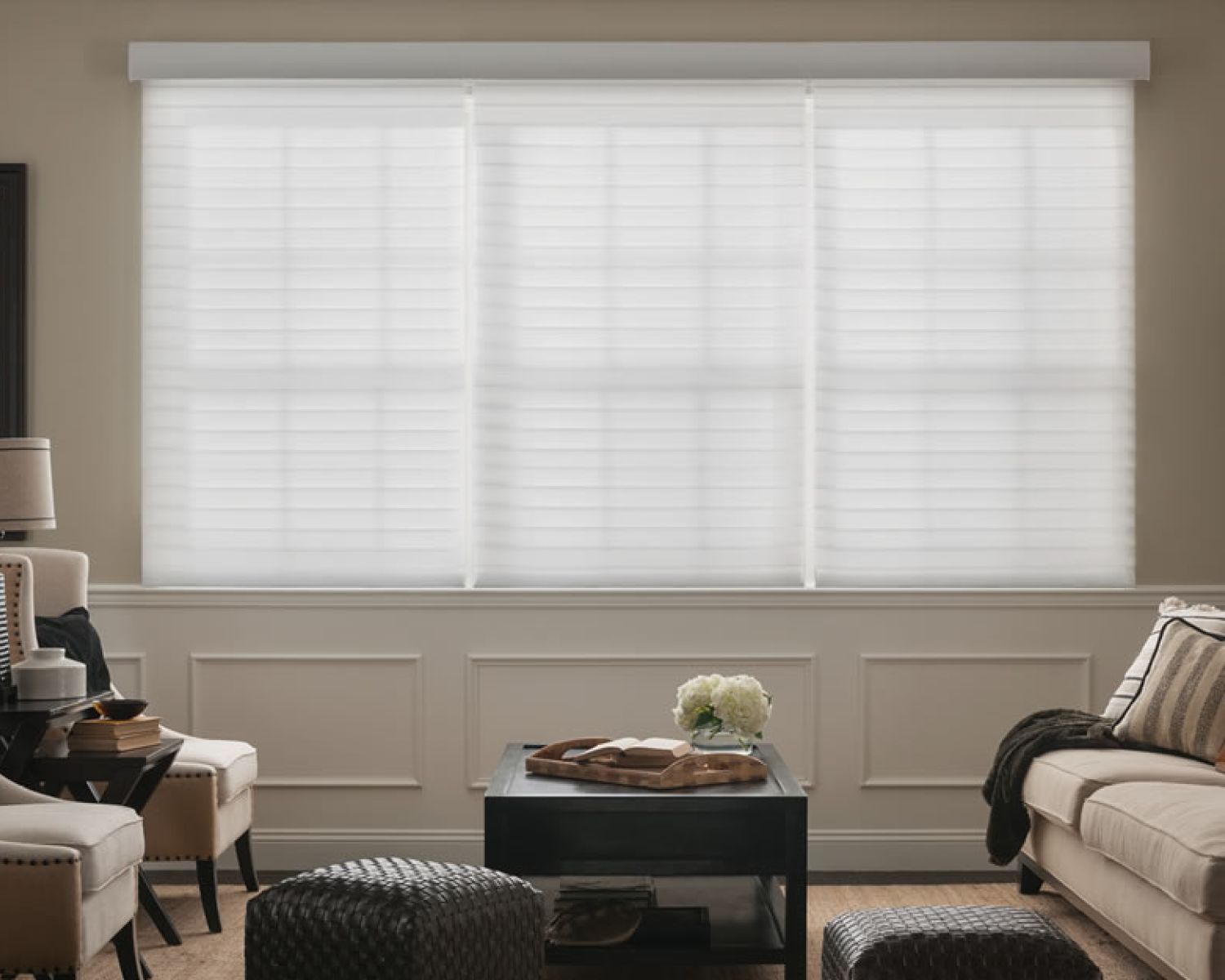 sheer blinds, home automation
